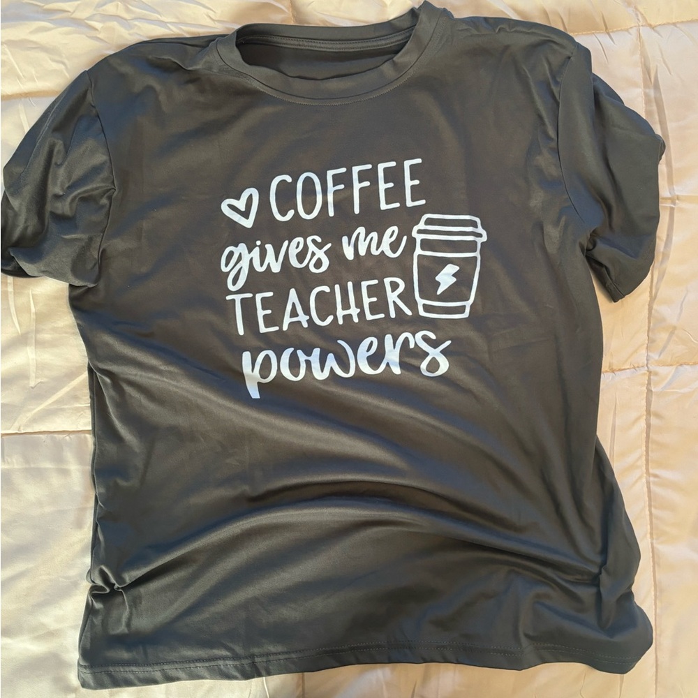 Super cute teacher/coffee Tee